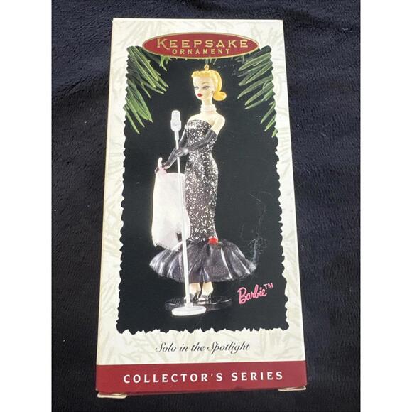 Hallmark Keepsake Ornament- 1995 Barbie Solo in the Spotlight Series #2 with Box - Picture 1 of 2